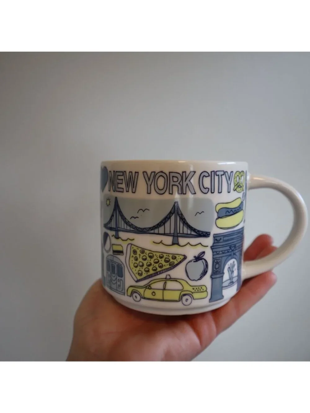 Starbucks Been There Series New York City NYC Ceramic Coffee Mug 14 oz NYC Landm